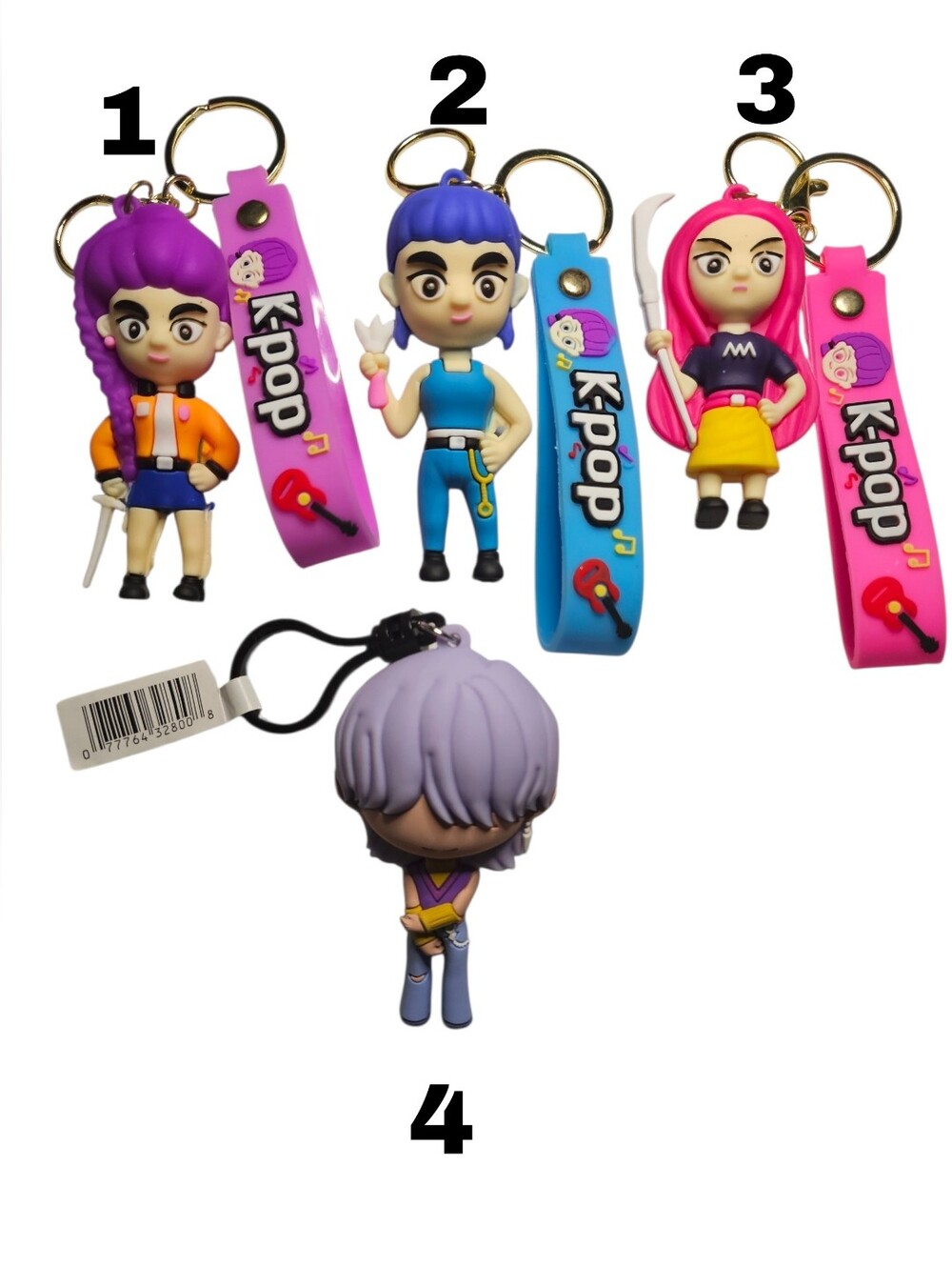 K-Pop (Pick 1) Character Keychain - NWOT